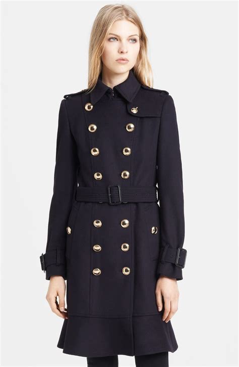 burberry belted wool coat|burberry wool coat outlet.